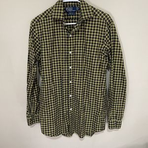 POLO RALPH LAUREN Checkered‎ BUTTON SHIRT Size Small